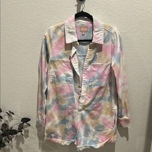 Show Me Your MuMu Pastel Tie-Dye Shirt